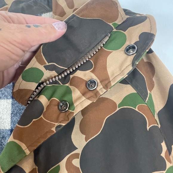 Vintage Trophy Club Camo Hunting Jacket EUC Size L - Picture 8 of 10